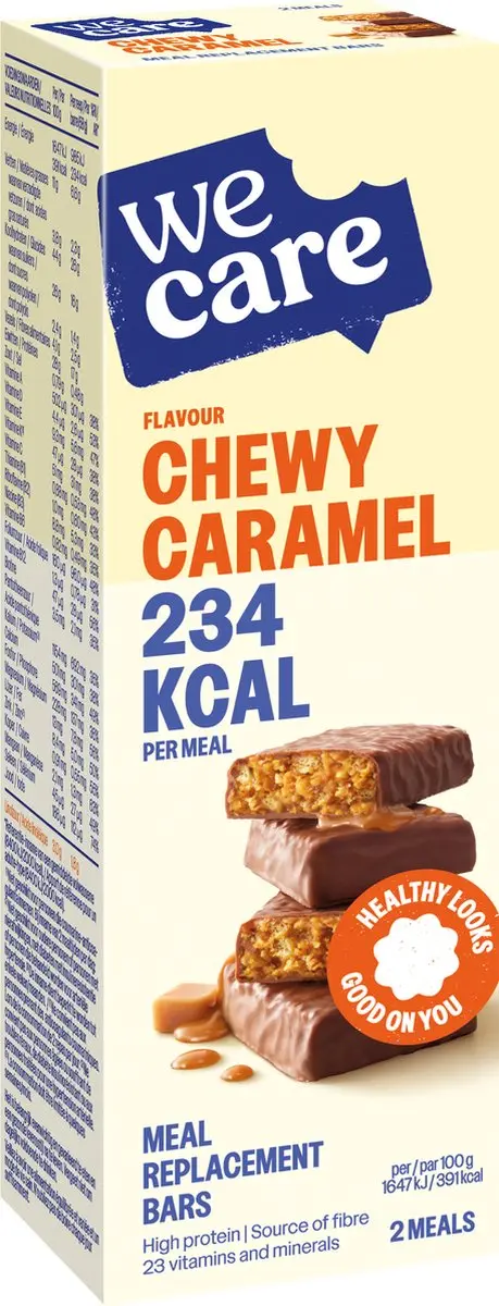 weCare Meal Replacement Repen - Caramel - 6x120g