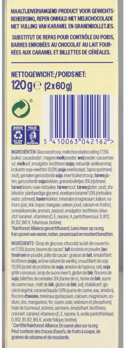 weCare Meal Replacement Repen - Caramel - 6x120g