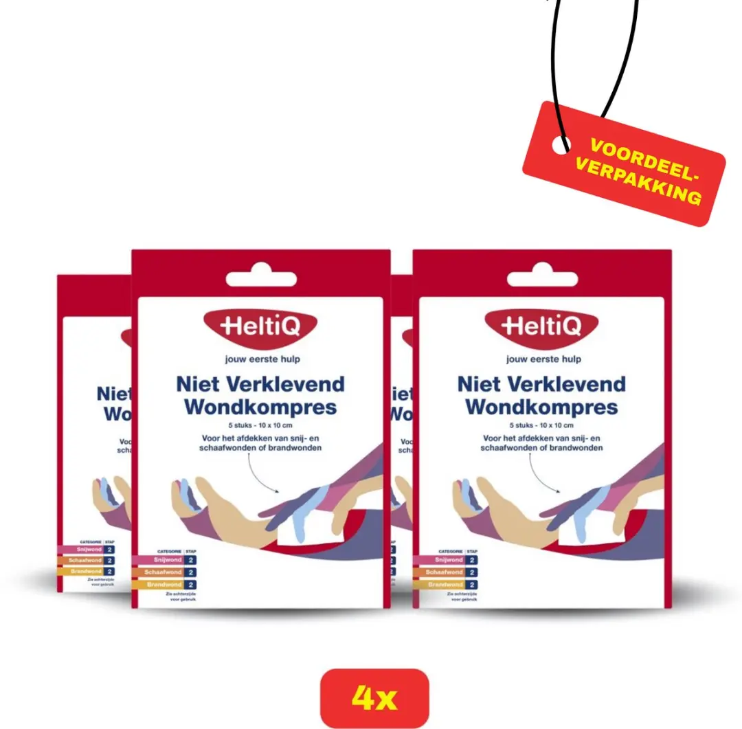 Heltiq Niet Klevend Wondkompres 5x5cm