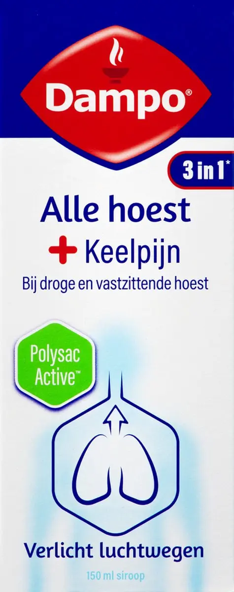 Dampo 3 in 1 Hoestdrank 150ml