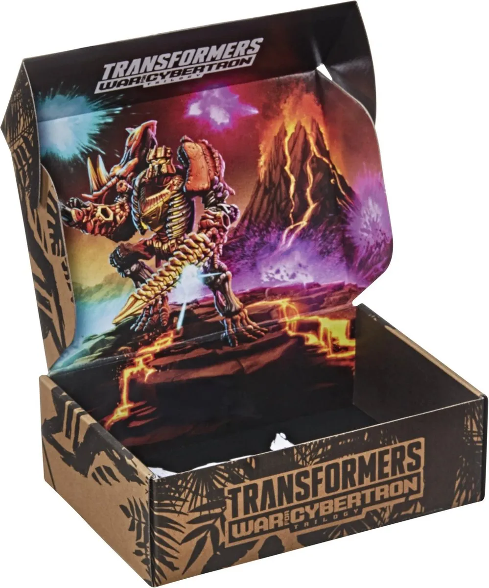 Hasbro Transformers WFC Kingdom Tricranius - Multicolor