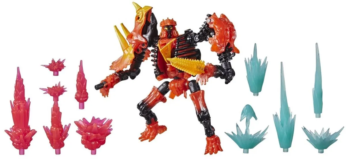 Hasbro Transformers WFC Kingdom Tricranius - Multicolor
