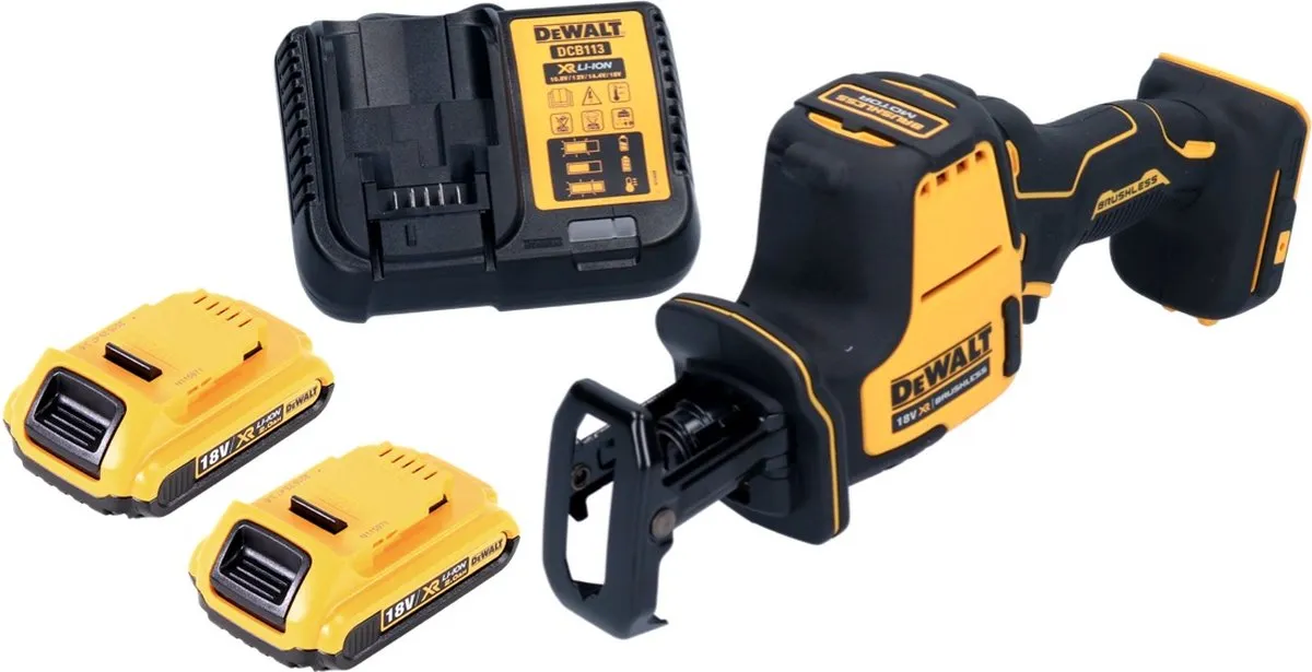 DeWalt DCS 369 D2 Reciprozaag 18V - 2x 2,0Ah Accu - afbeelding 5 van 5