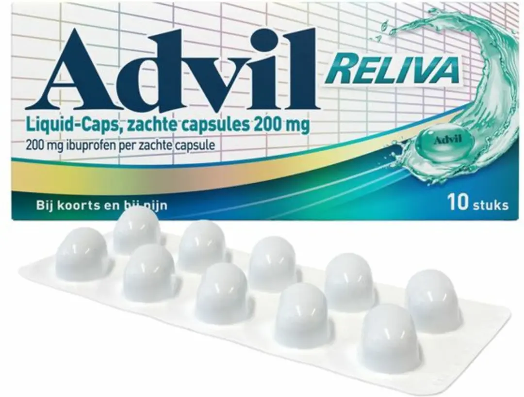 Advil Reliva Liquid Caps 200mg