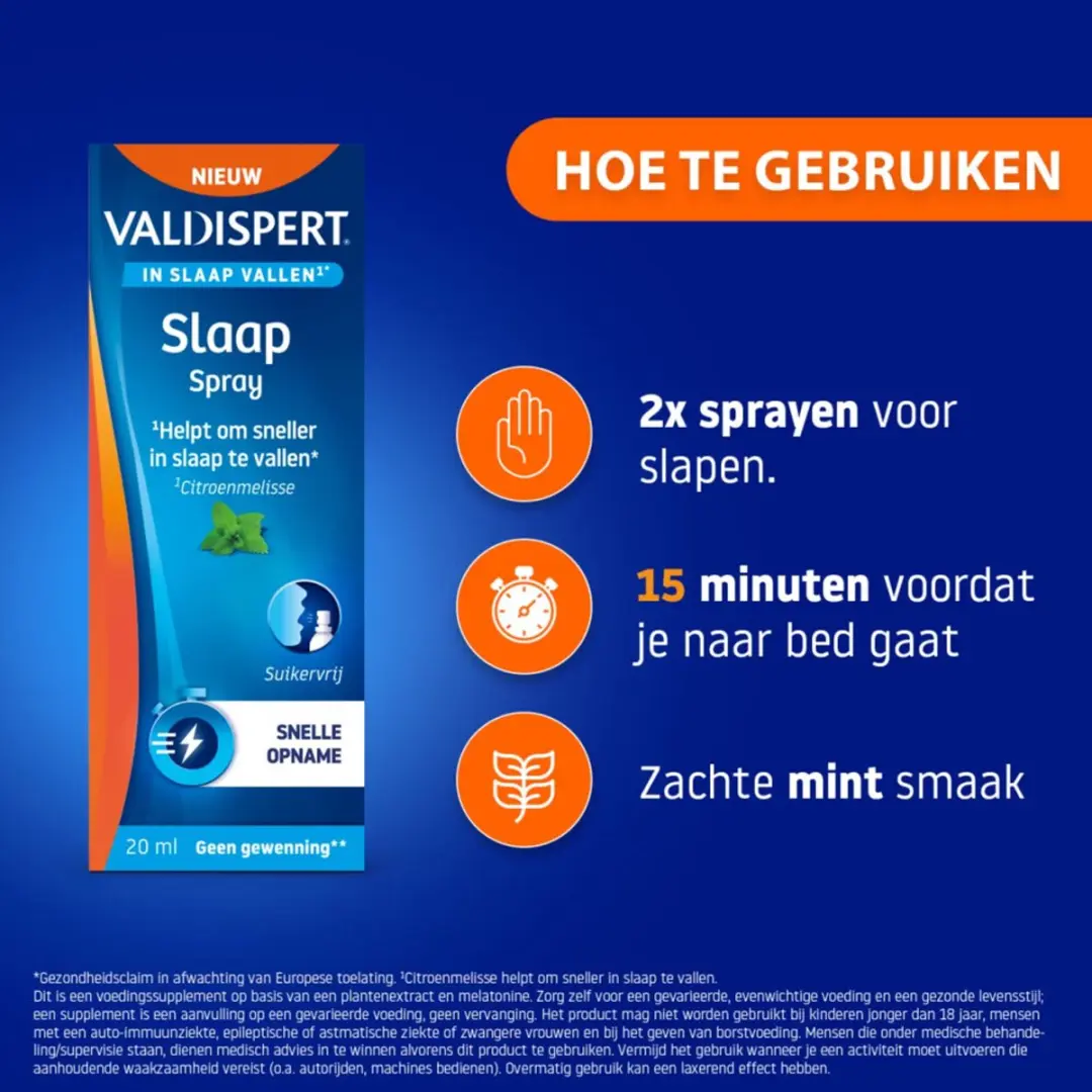 Valdispert Slaap Spray 2x20ml