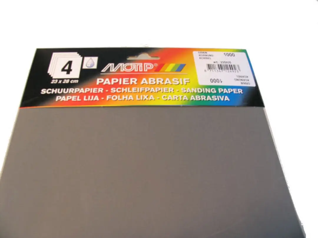HPX Waterproof Schuurpapier P1000 - 4 Stuks