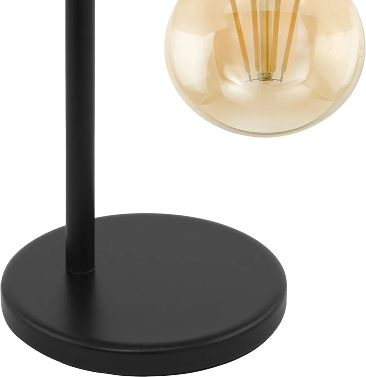 Eglo Townshend Tafellamp E27 - 50cm - Zwart/Bruin