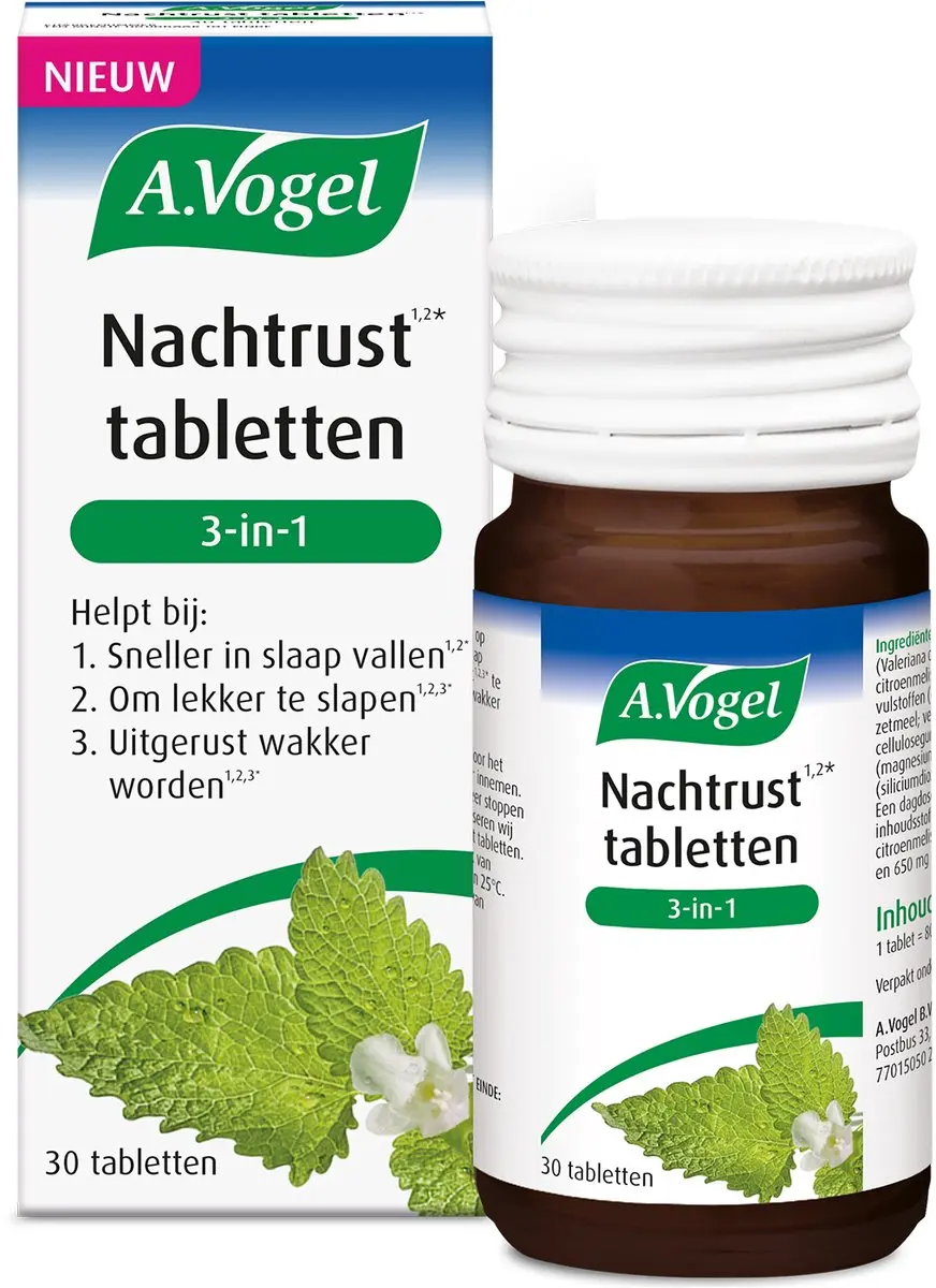 A.Vogel Nachtrust 3-in-1 - 30 Tabletten