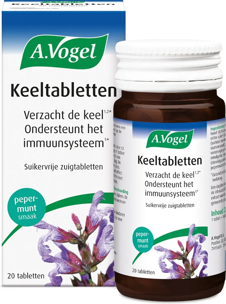A.Vogel Keeltabletten - 20 Stuks