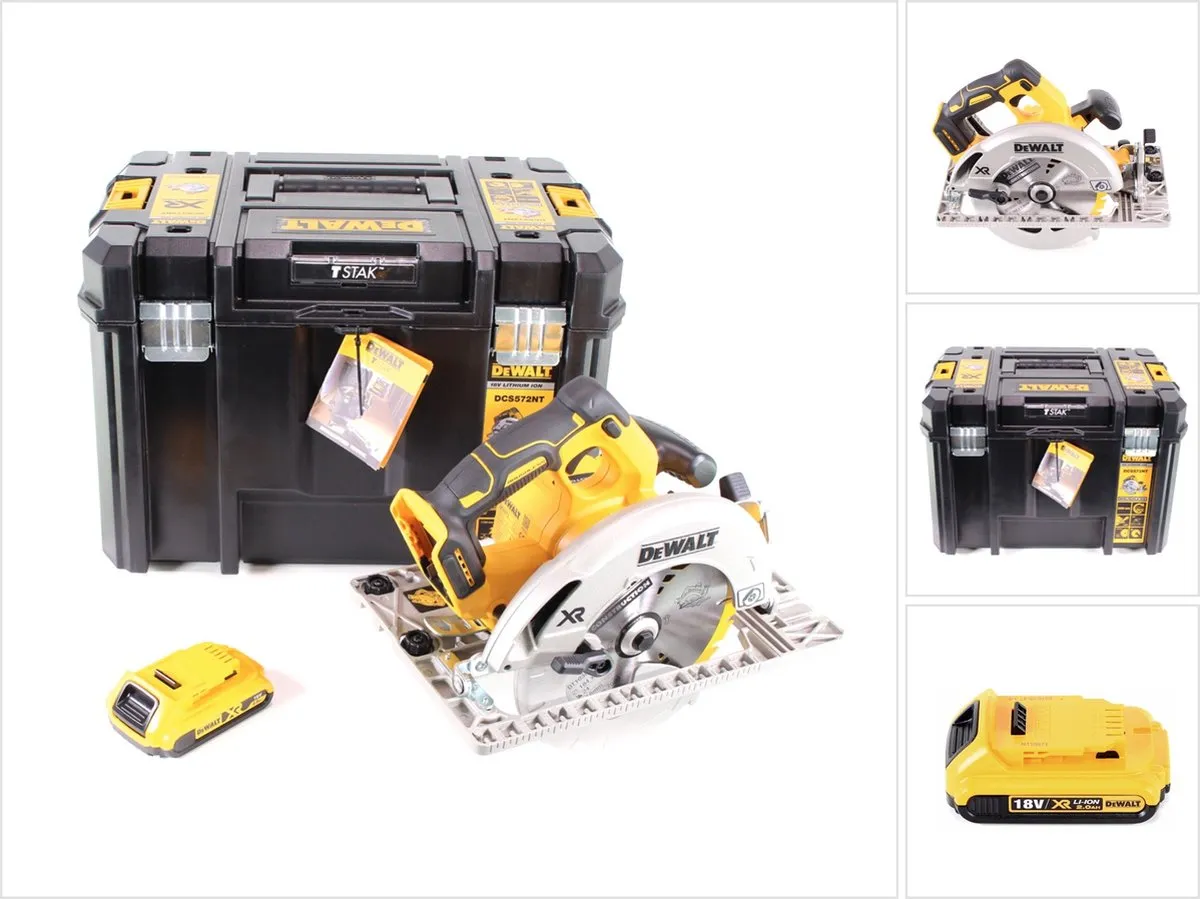 DeWalt DCS 572 NT Handcirkelzaag 18V