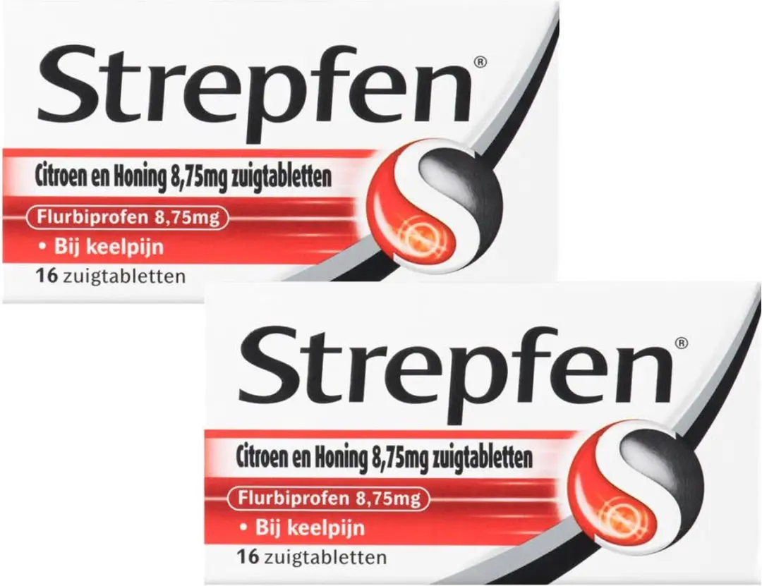 Strepfen Citroen & Honing Zuigtabletten 8,75mg - 32 Stuks