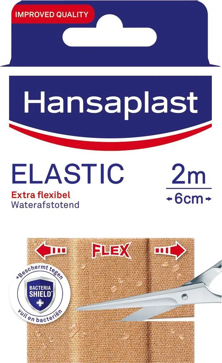 Hansaplast Elastic Pleisters 2m x 6cm