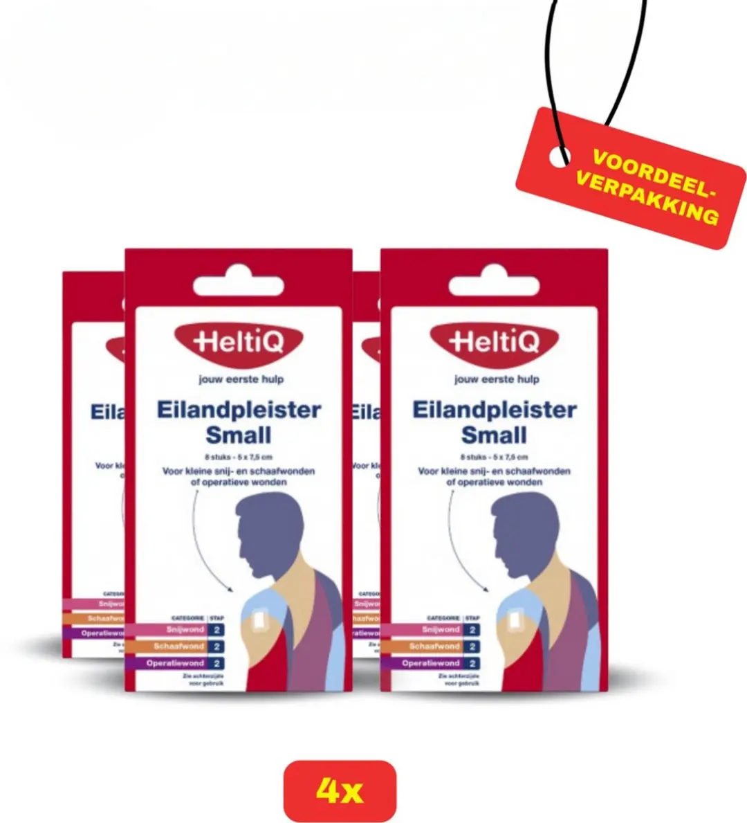 Heltiq Eilandpleister Small 4x8 Stuks