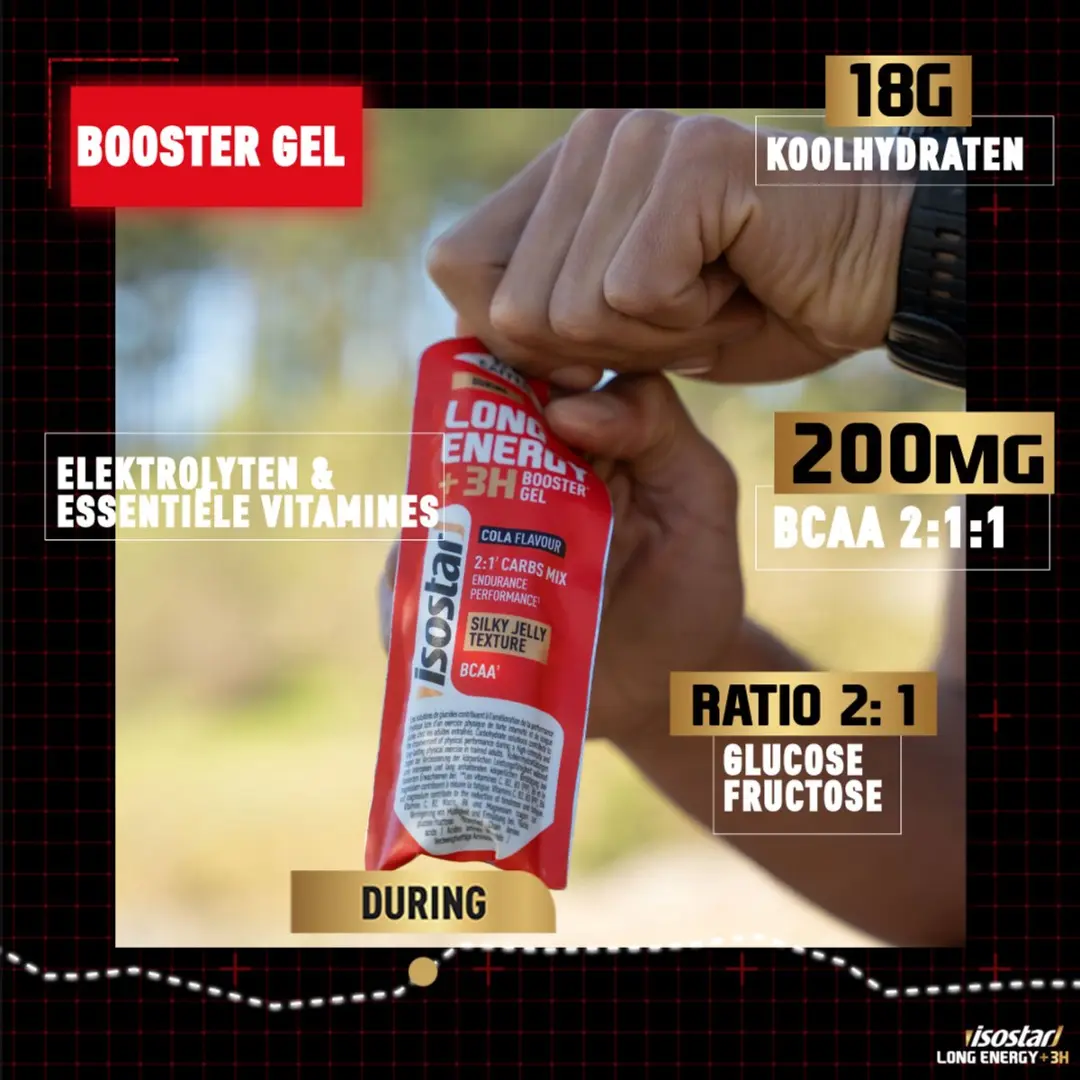 Isostar Long Energy +3H Gel Cola - 12x40g