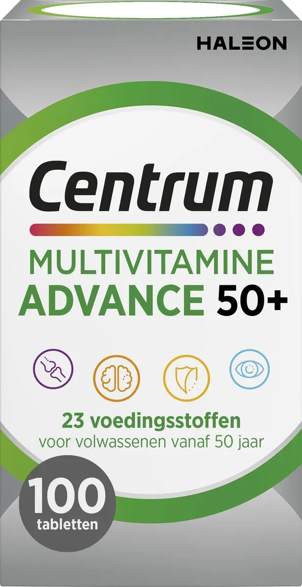 Centrum Advance 50+ Multivitaminen 100 Stuks