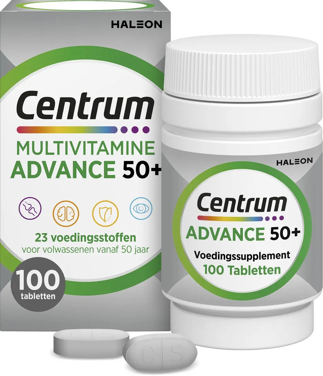 Centrum Advance 50+ Multivitaminen 100 Stuks