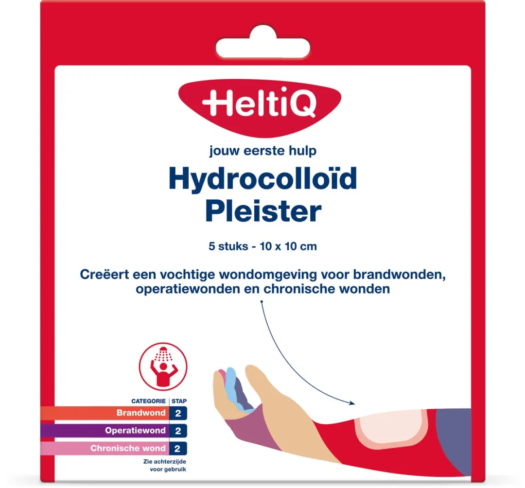 Heltiq Hydrocolloid Pleisters 10x10cm