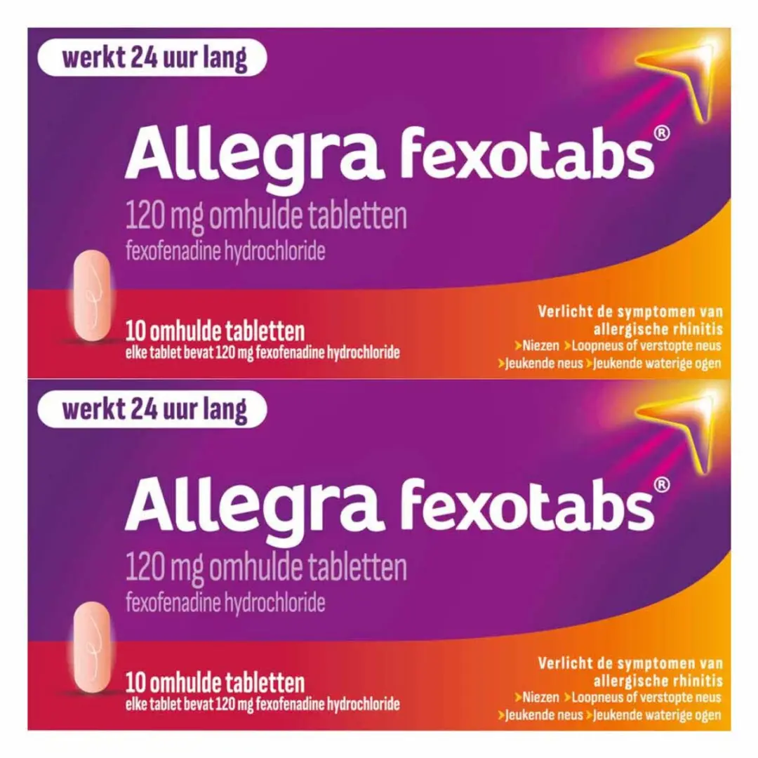 Allegra Fexotabs Bij Hooikoorts - 20 Stuks