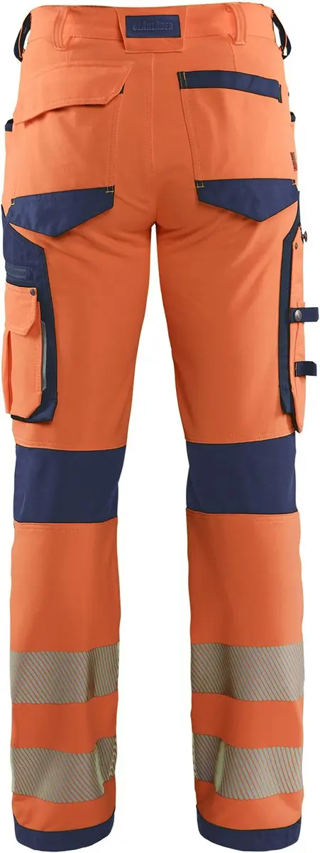 Blåkläder High Vis Werkbroek 1197-1642 - Maat 60 - Oranje/Marineblauw