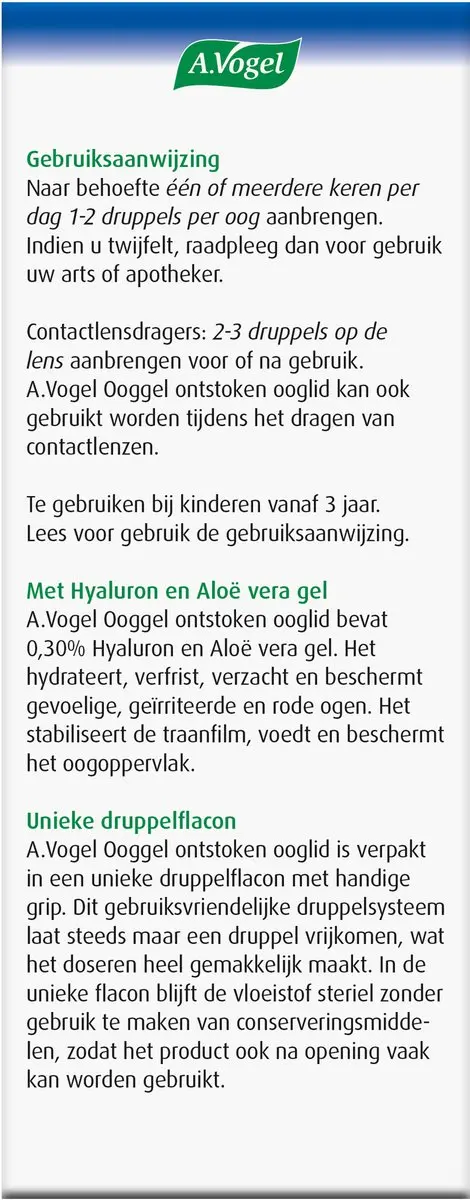 A.Vogel Ooggel Ontstoken Ooglid 10ml