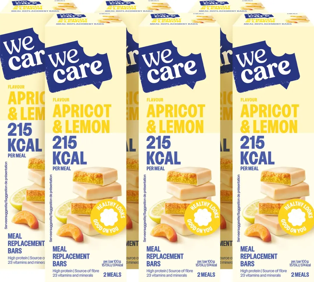 weCare Meal Replacement Bars Abrikoos Citroen