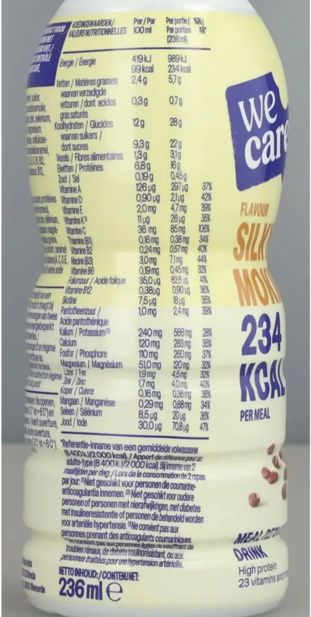 weCare Meal Replacement Silky Mokka - 8x236ml