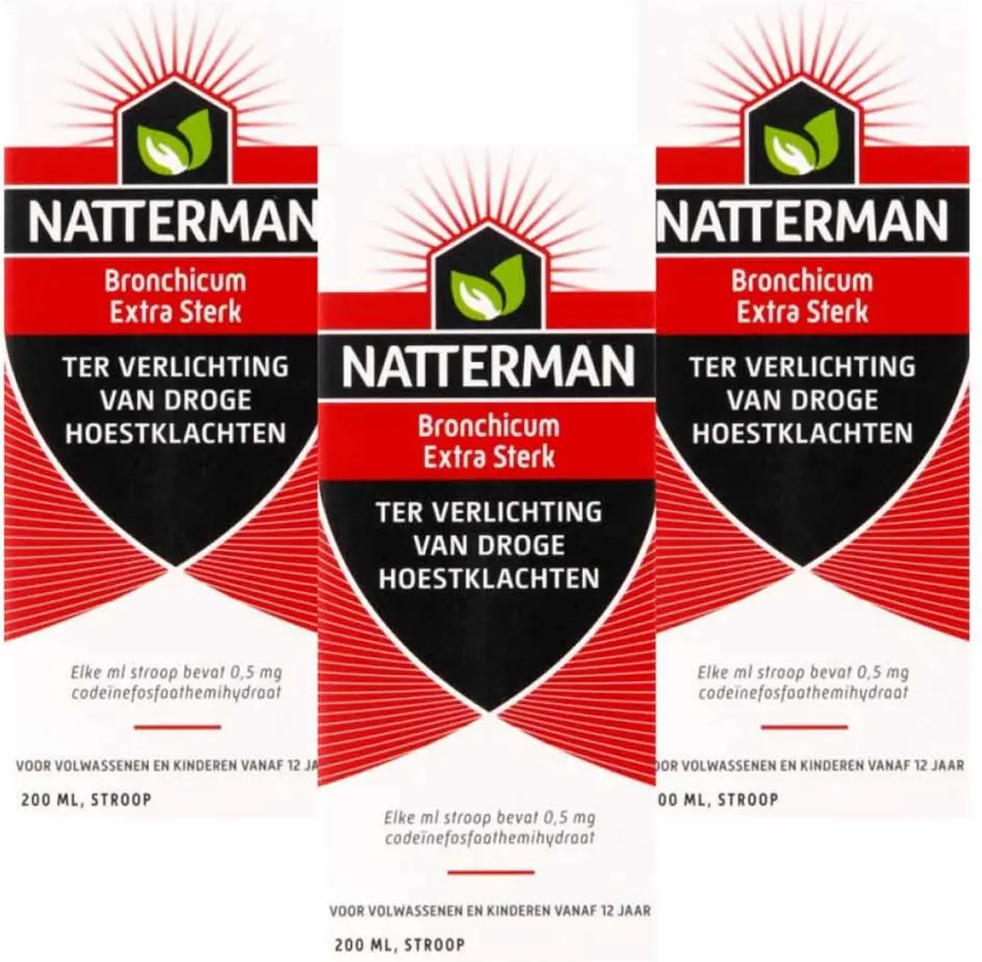 Natterman Bronchicum Extra Sterk Hoestdrank - 600ml (3x200ml) - afbeelding 6 van 6