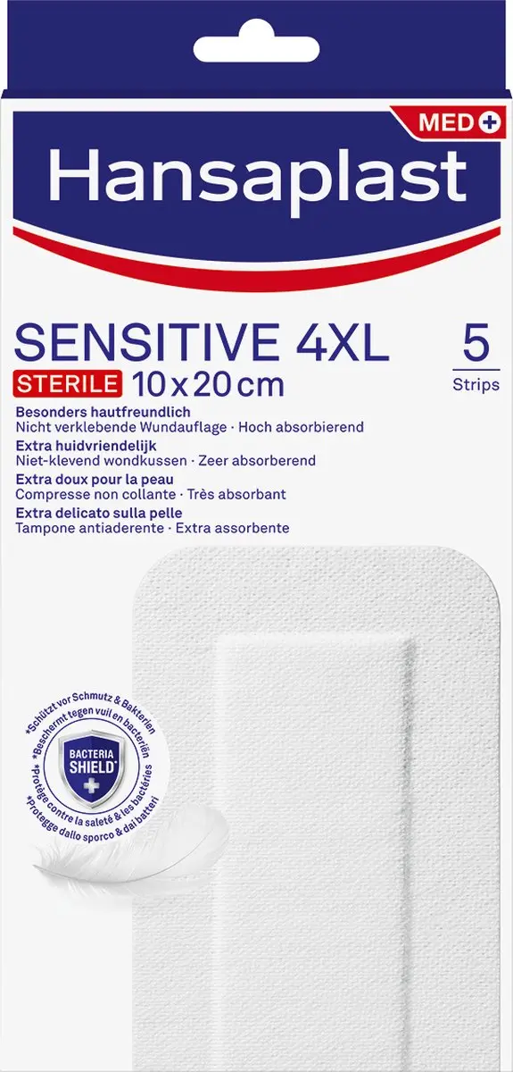 Hansaplast Sensitive Pleisters 10x20cm