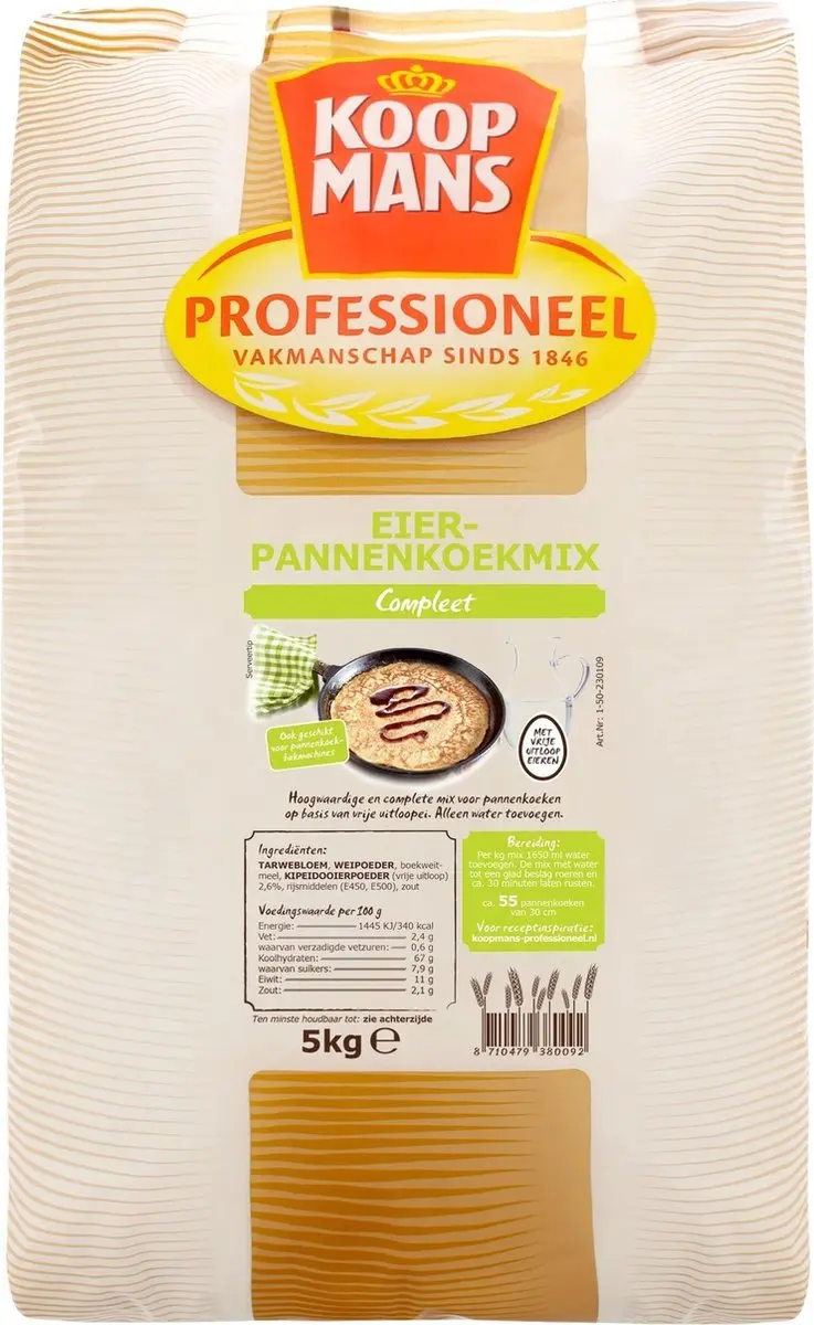 Koopmans Eier Pannenkoekmix 5kg