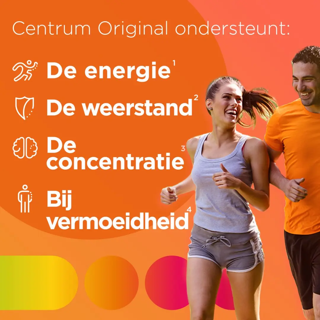Centrum Energy Multivitaminen 90 Tabletten - Ginkgo & Ginseng