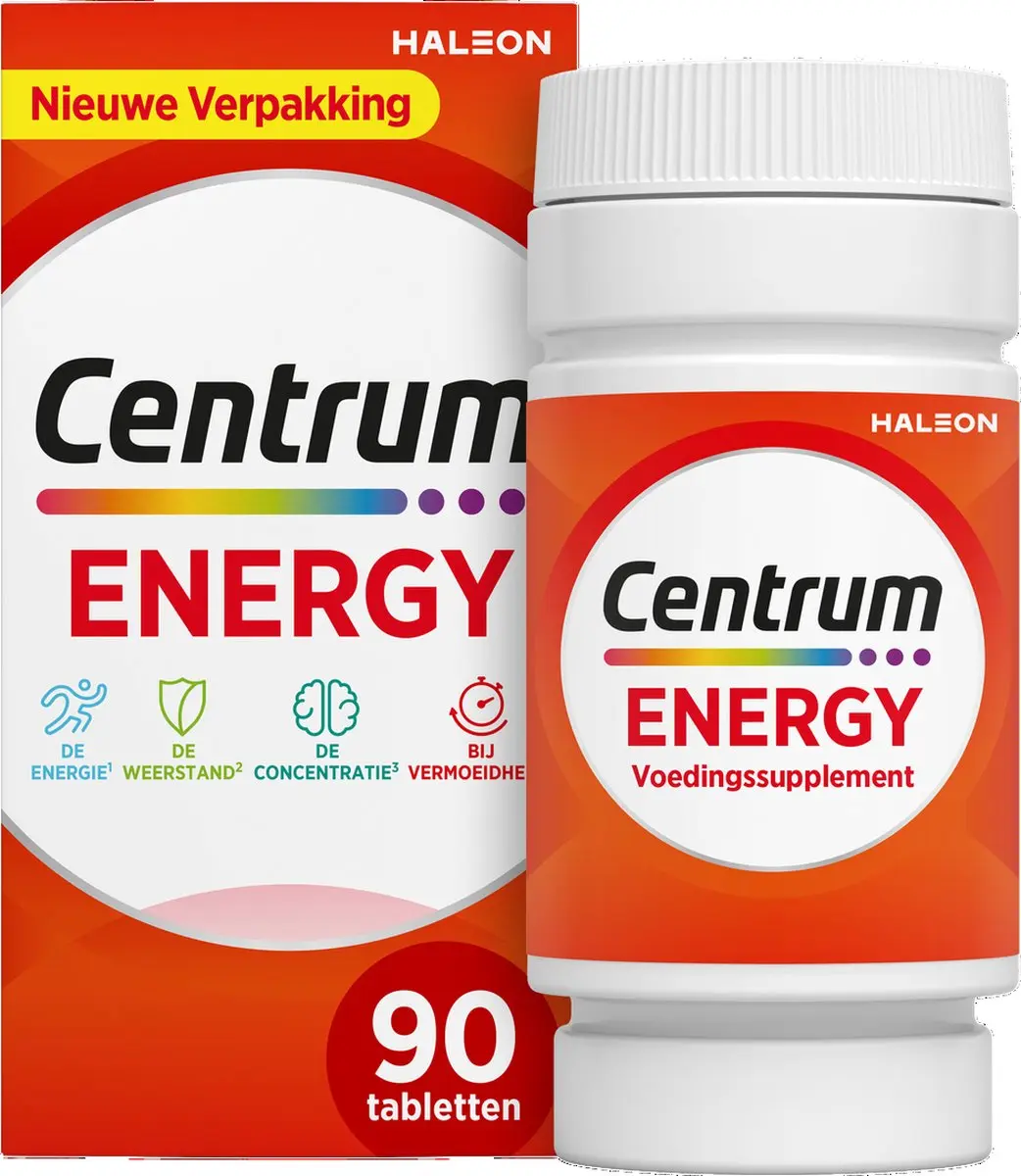Centrum Energy Multivitaminen 90 Tabletten