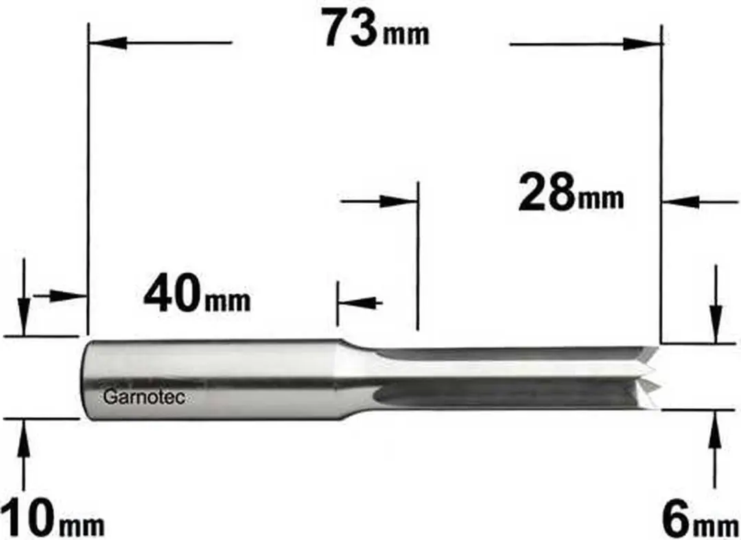 CMT Visbekboor CMT-105.060.30 - 6mm - Hout - Links & Rechts