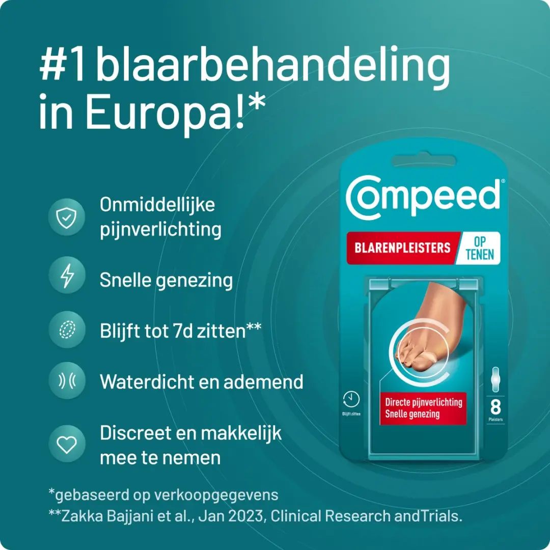 Compeed Op Tenen Blarenpleisters - 8 Stuks