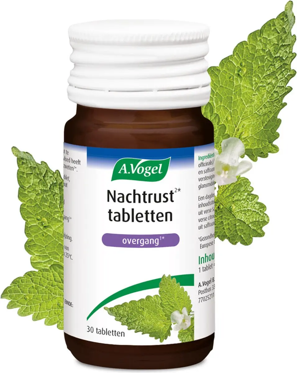 A.Vogel Nachtrust Tabletten Overgang 30 Stuks