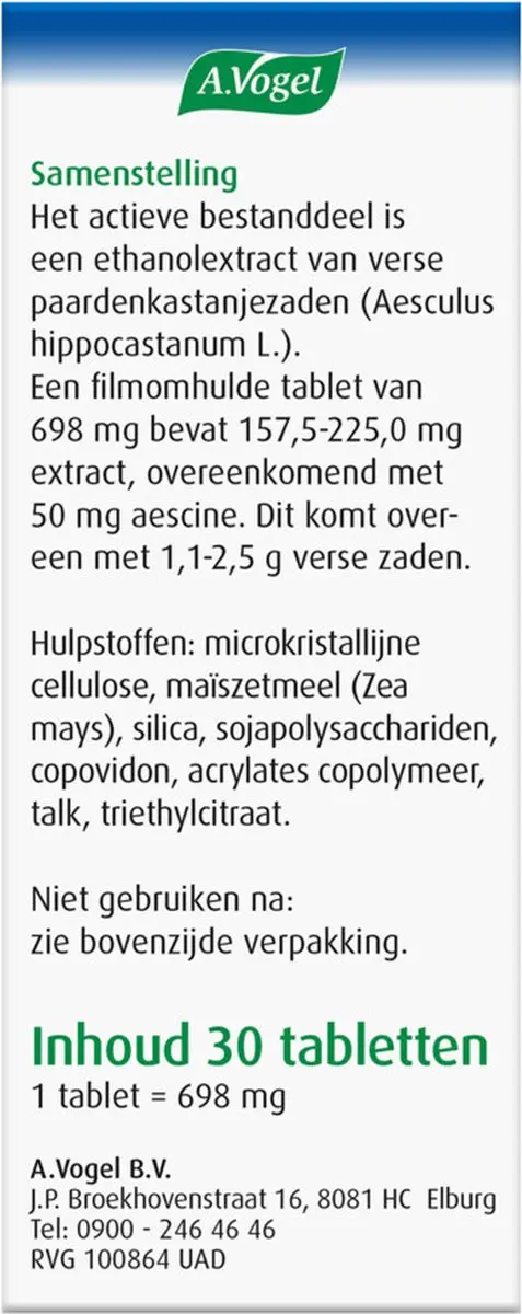 A.Vogel Aesculaforce Tabletten 30 Stuks