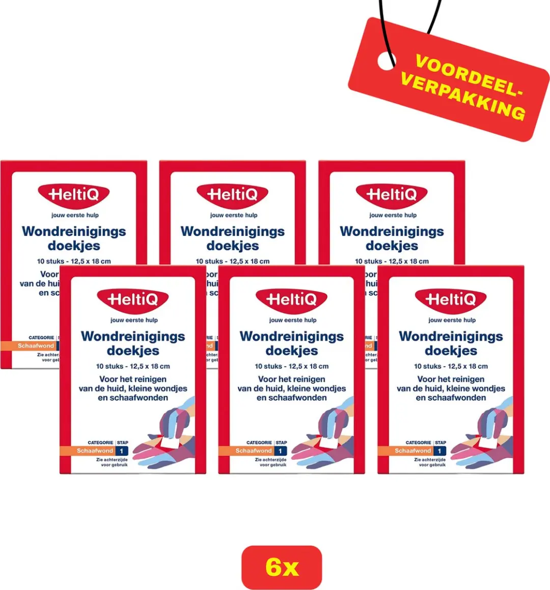 HeltiQ Wondreiniging Doekjes