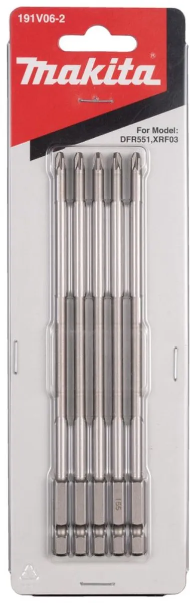 Makita 191V06-2 Schroefbit PZ2 - 5 Stuks