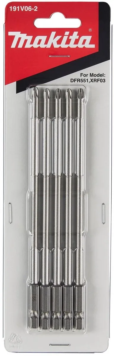 Makita 191V06-2 Schroefbit PZ2 - 5 Stuks