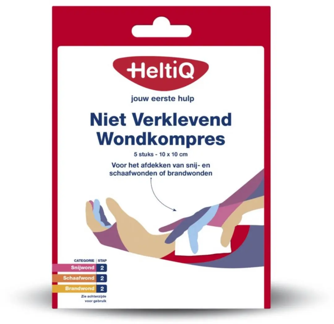 Heltiq Niet Klevend Wondkompres 5x5cm