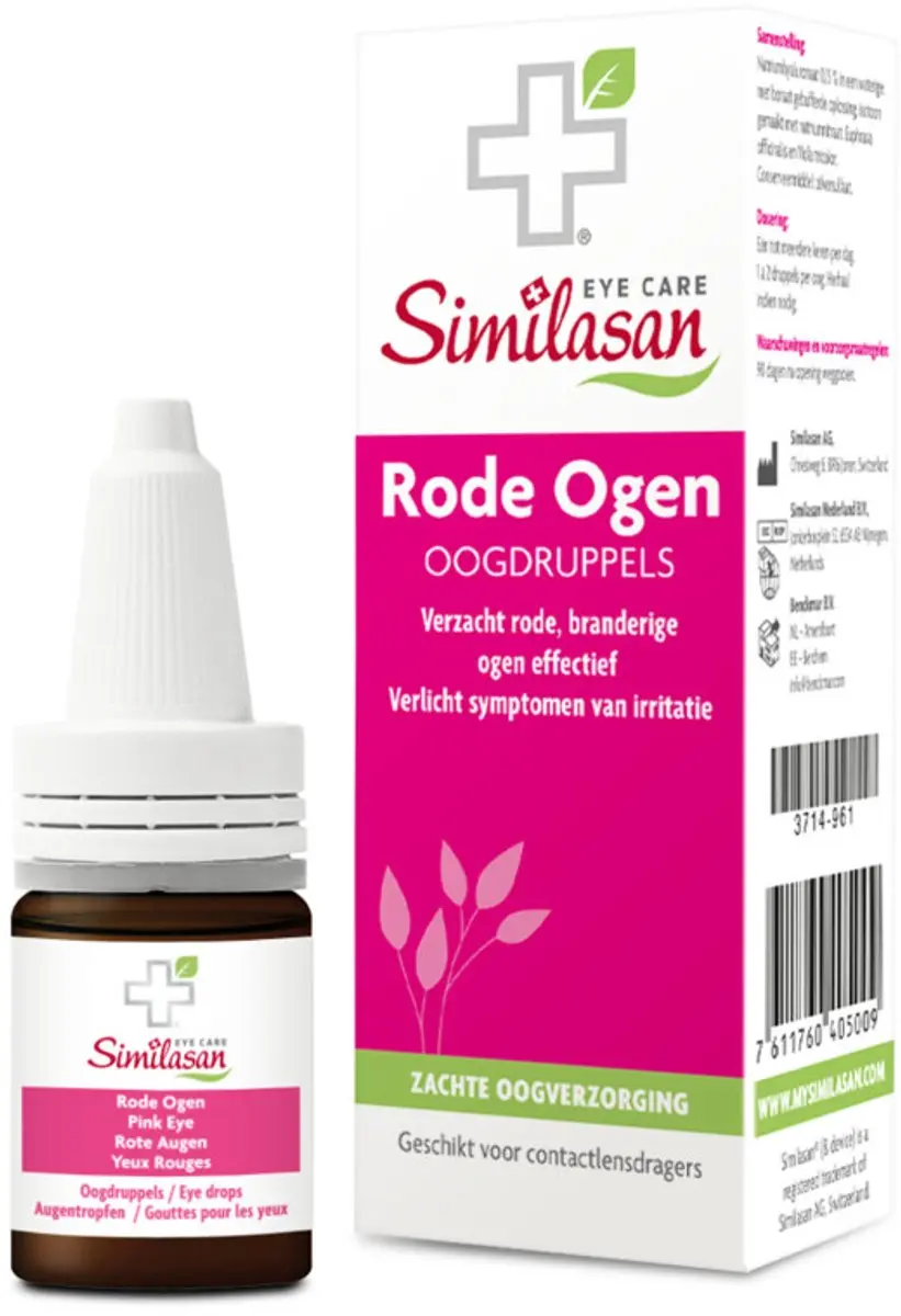 Similasan Rode Ogen Oogdruppels - 2x10ml