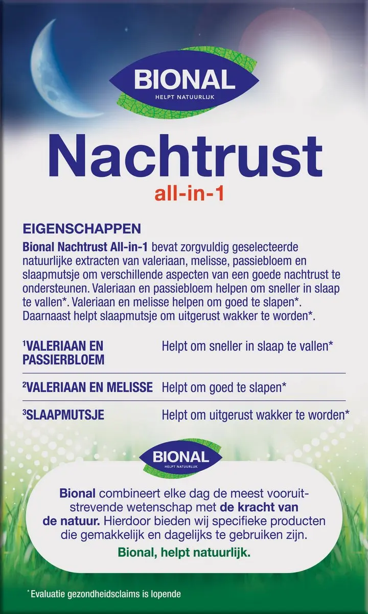 Bional Nachtrust All-in-1 Capsules - 20 Stuks