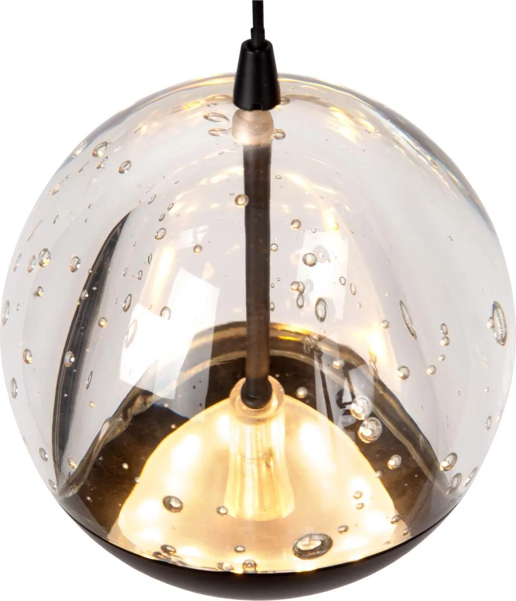 Lucide Sentubal Hanglamp Ø35cm - 5x5,2W LED 2700K - Zwart