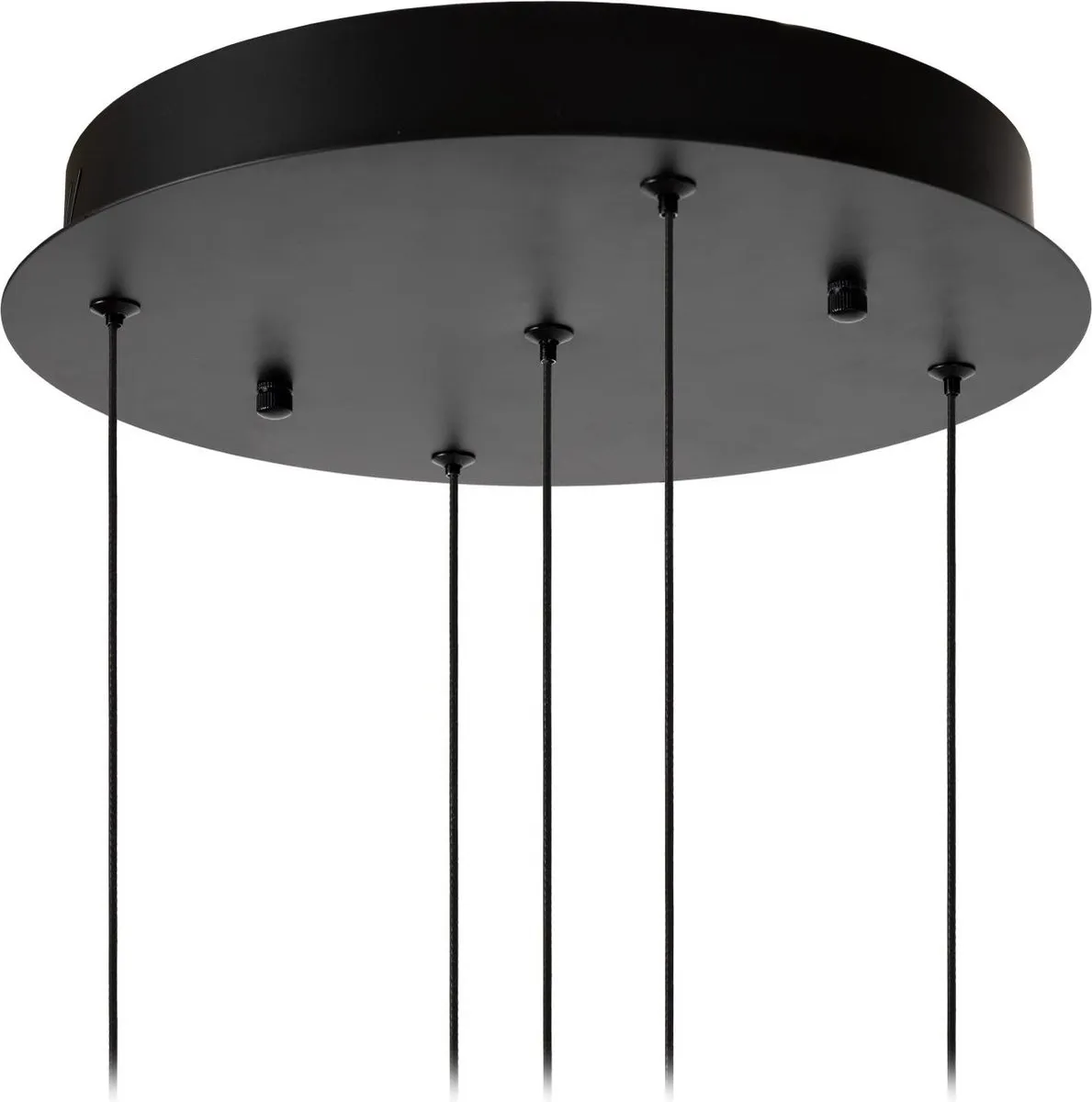 Lucide Sentubal Hanglamp Ø35cm - 5x5,2W LED 2700K - Zwart