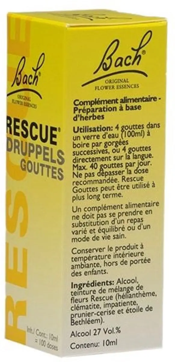 Bach Rescue Remedy Druppels 10ml