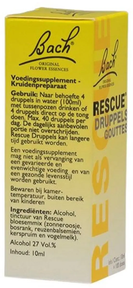 Bach Rescue Remedy Druppels 10ml