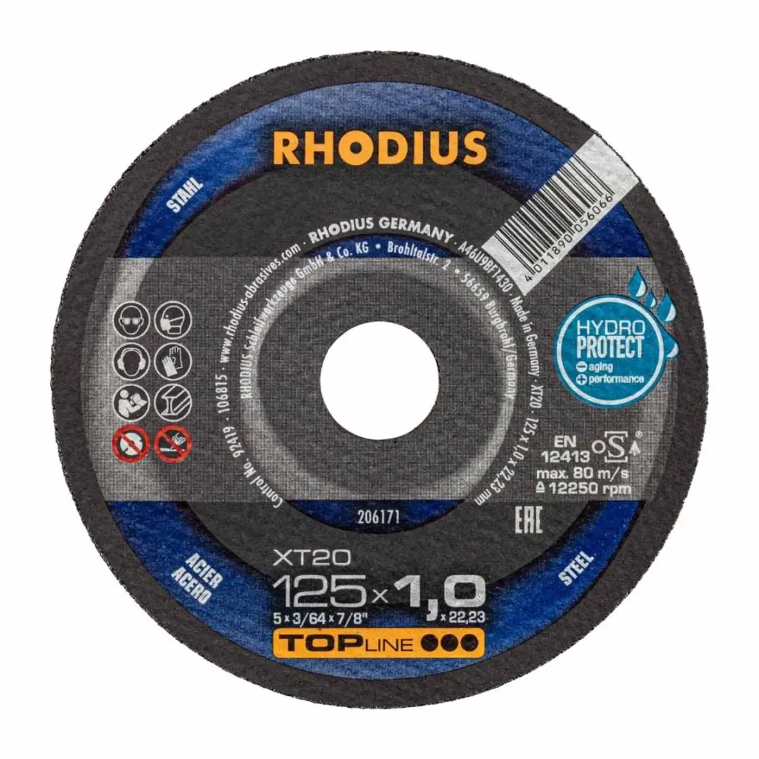 Rhodius XT20 Doorslijpschijf Metaal 125mm