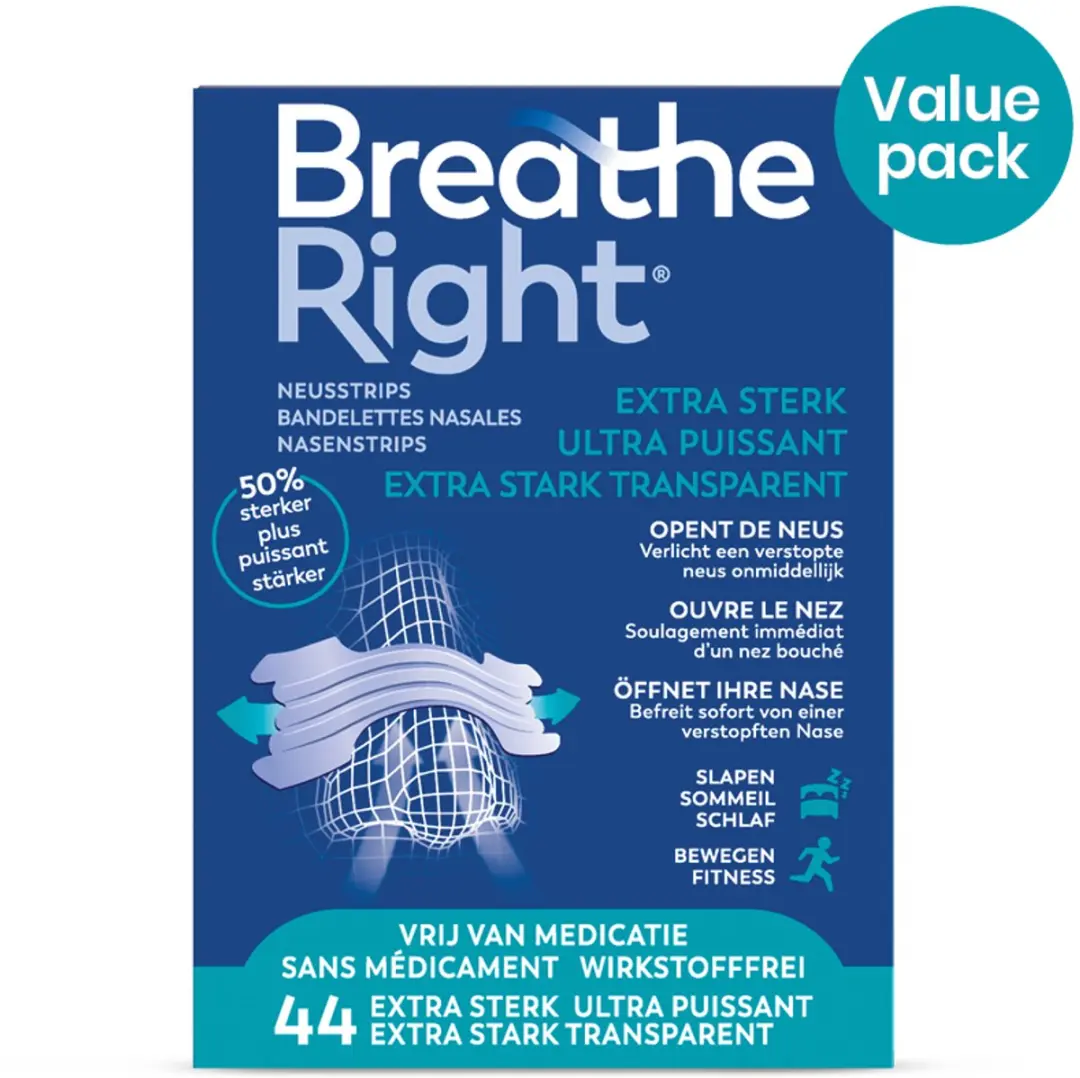 Breathe Right Neusstrips Extra Sterk