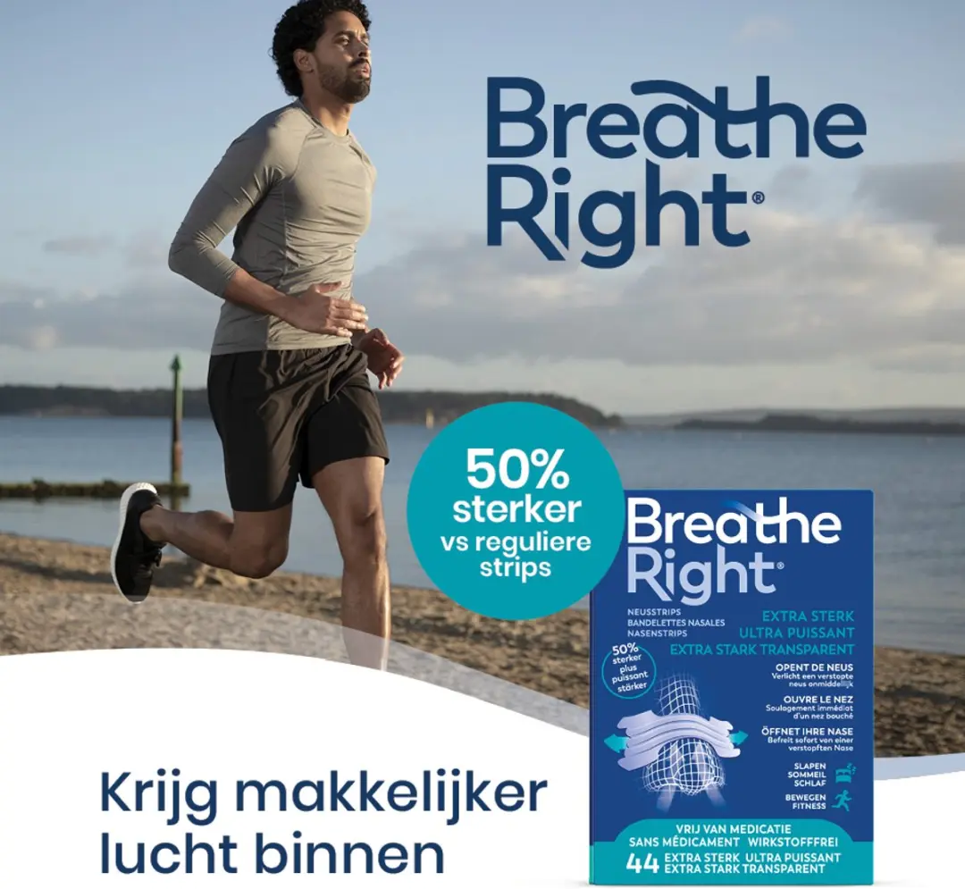 Breathe Right Neusstrips Extra Sterk - 44 Stuks - afbeelding 6 van 6