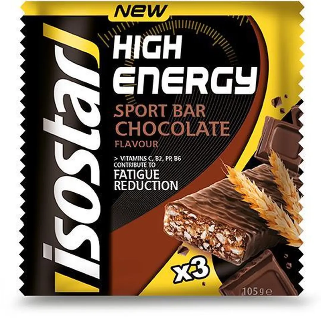 Isostar Energy Sport Bar Chocolade - 3x40g