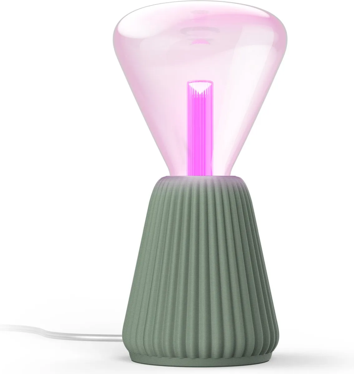 Philips Hue Lightguide 3D-geprinte Tafellamp Saliegroen